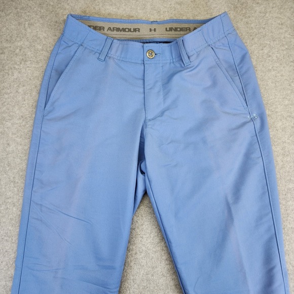 UNDER ARMOUR Blue Match Play Golf Pants 30x30 Performance Stretch - Picture 3 of 9